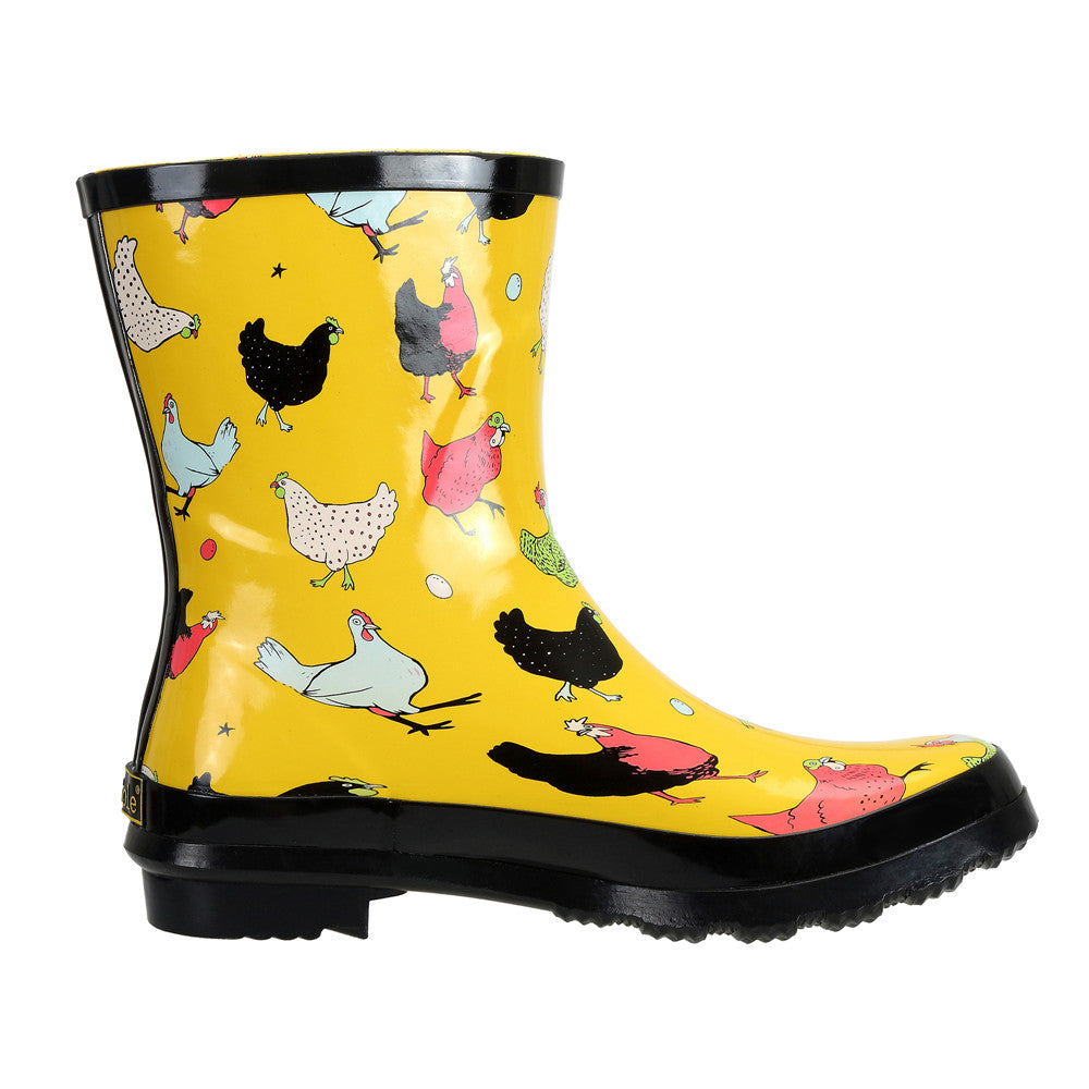 womens chicken rain boots