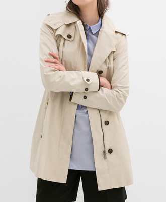 trench coat zara