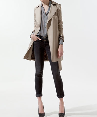 zara overcoat women's