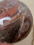 Fascia Jasper sphere with eye