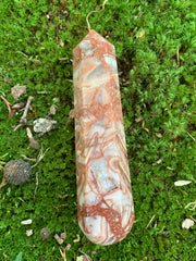 faceted Fascia Jasper massage wand