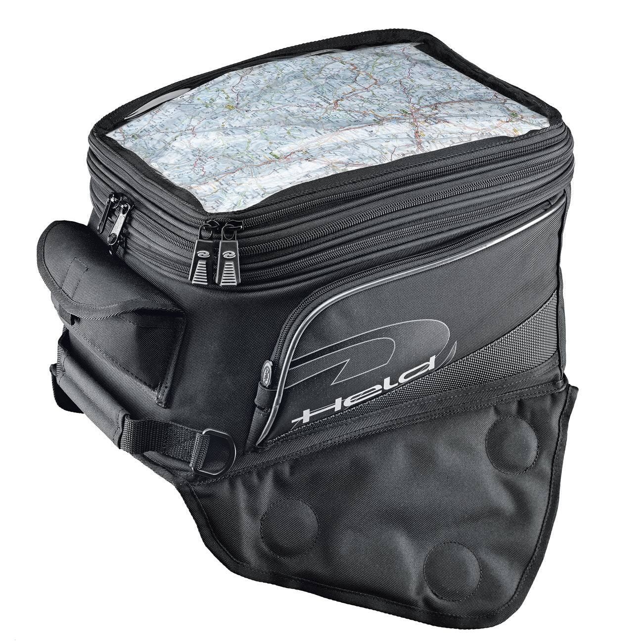 held motorcycle luggage