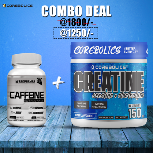 COREBOLICS Caffine + Creatine Cobmo Offer