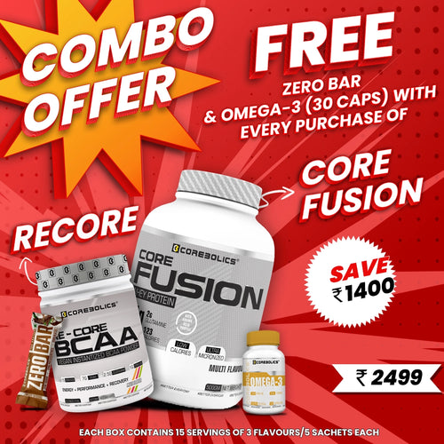 CORE FUSION + RE-CORE BCAA - 15 SACHETS/ 3 FLAVOURS