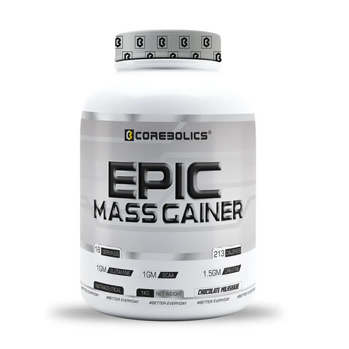 Corebolics Epic Mass Gainer(1 kg, 18 Servings)