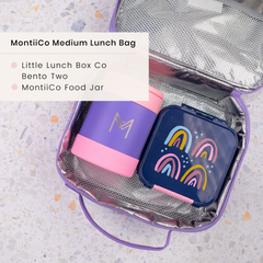 Little Lunchbox Co Bento Two and MontiiCo Insulated Lunchbag 