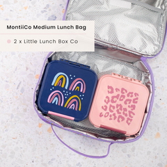 Little Lunchbox Co Bento Two and MontiiCo Insulated Lunchbag 