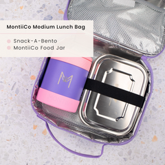 Stainless Steel Lunchbox and MontiiCo Insulated Food Jar 