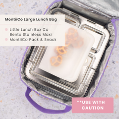 Little Lunchbox Co Stainless Steel Lunchbox & MontiiCo Lunchbag 