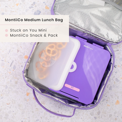 Stuck on You Bento Lunchbox and MontiiCo Insulated Lunchbag 