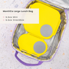 B.box Lunchboxes and MontiiCo Lunch Bag 