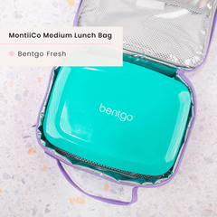Bentigo Fresh Lunchbox and MontiiCo Insulated Lunch Bag 