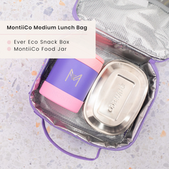 Ever eco Steel Lunchbox and MontiiCo Insulated Lunchbag 