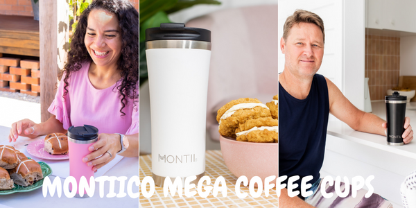 MontiiCo Mega Stainless Steel Insulated Coffee Cup