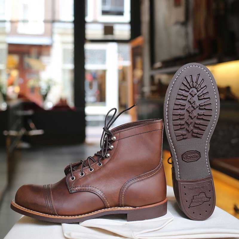 red wing boots vibram sole