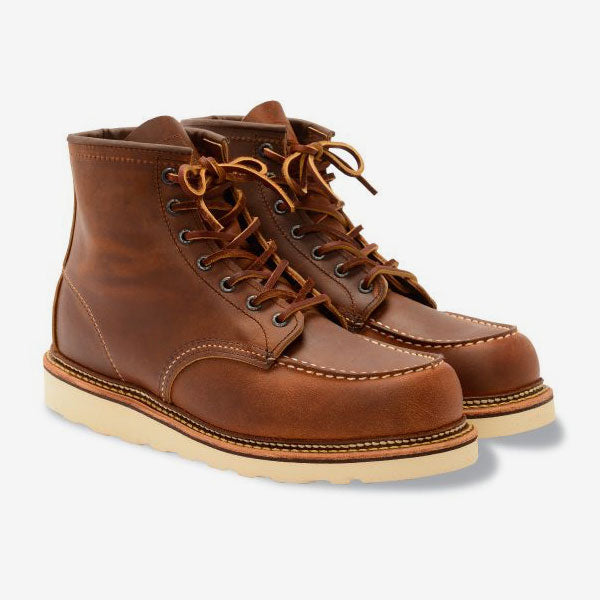 moc toe leather boots
