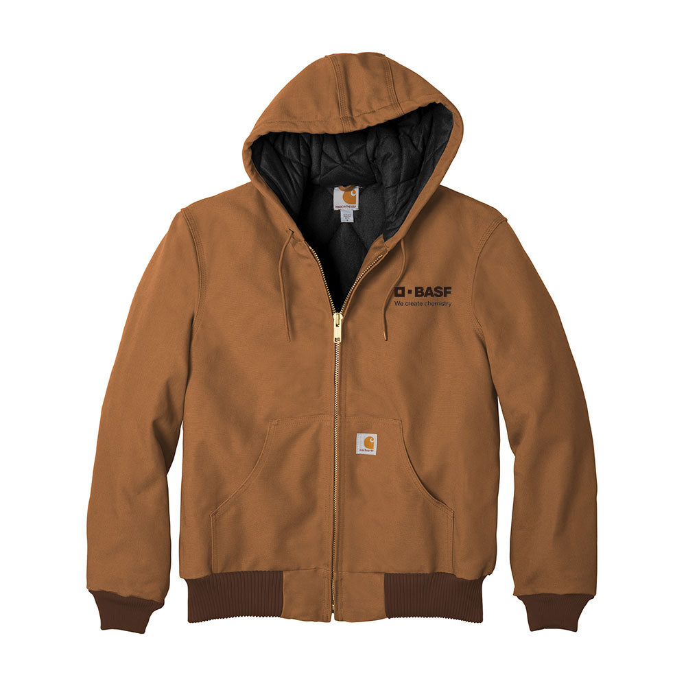 Carhartt Quilted-Flannel-Lined Duck Active Jac
