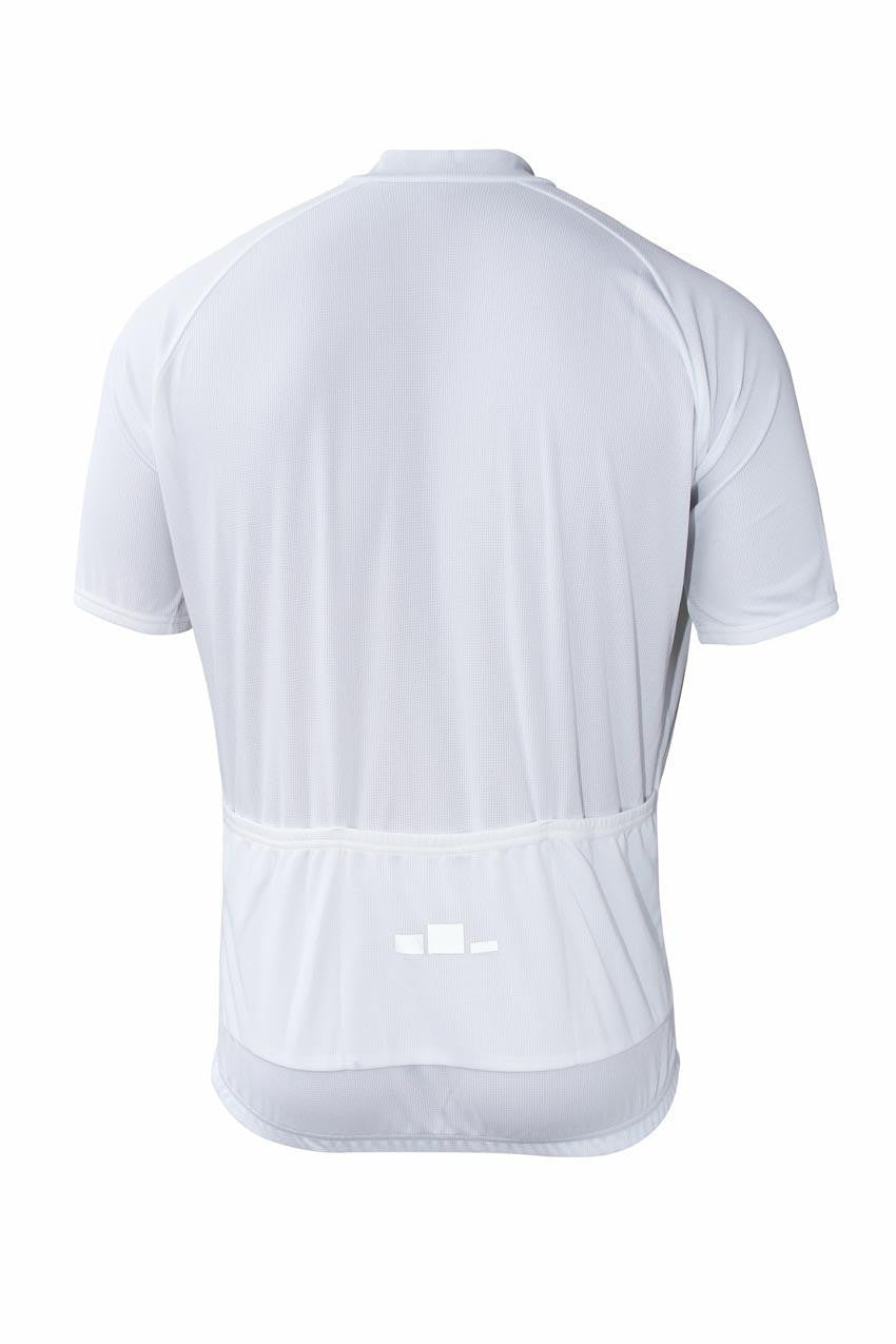 Corbah Solid White Cycling Jersey