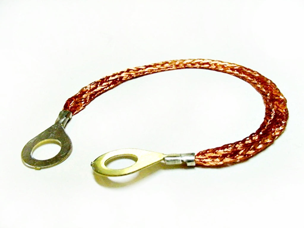 Universal 8" Braided Copper Wire Ground Strap 10AWG Jurassic Classic