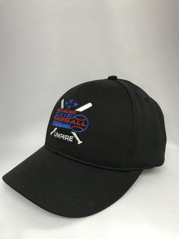 HT306DX-6 Stitch Flex Fit Umpire Hat - Available in Black and Navy ...