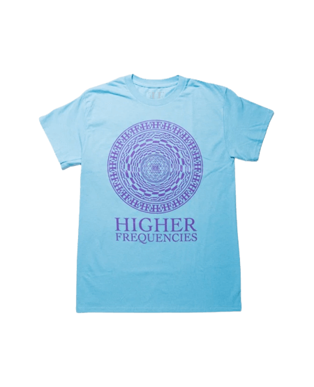 Vibrating on A Higher Frequency T-Shirt - Tan/Kiwi Green M