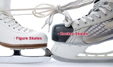 figure and hockey skate