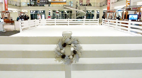 artificial ice mall rink