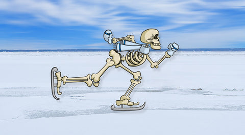 bone ice skates