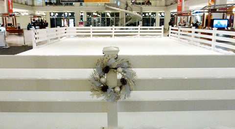 holiday synthetic ice rink