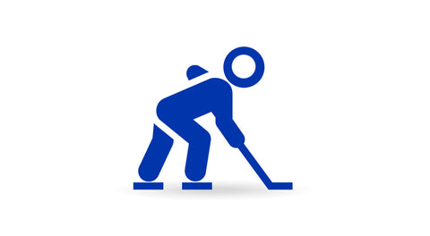ice hockey stick figure