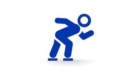 speed skater stick figure