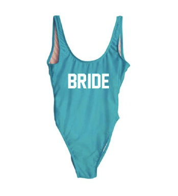 custom bride bathing suit