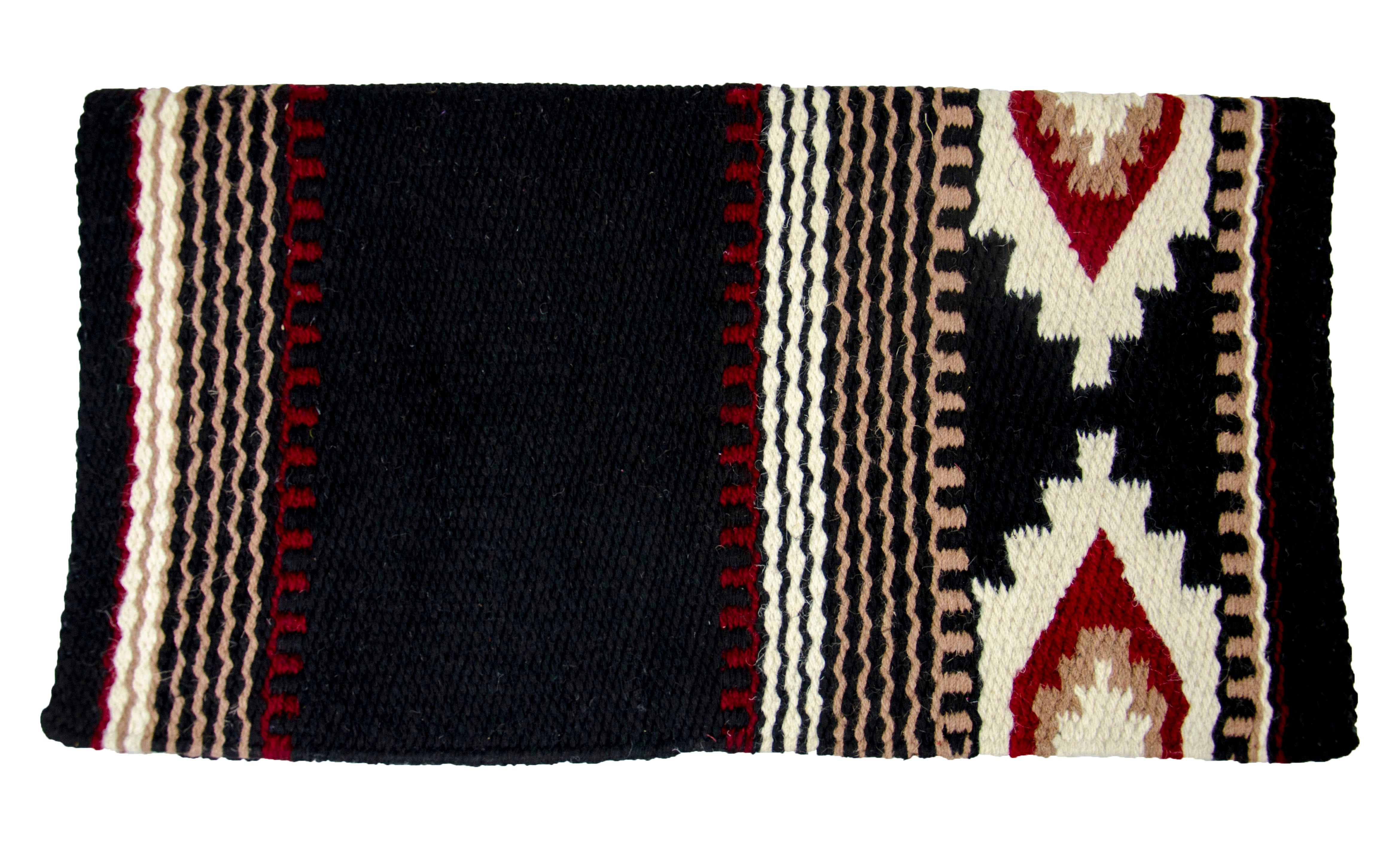 Heavy Weight New Zealand Wool Western Saddle Blanket Size 36 X 34 Derby Originals