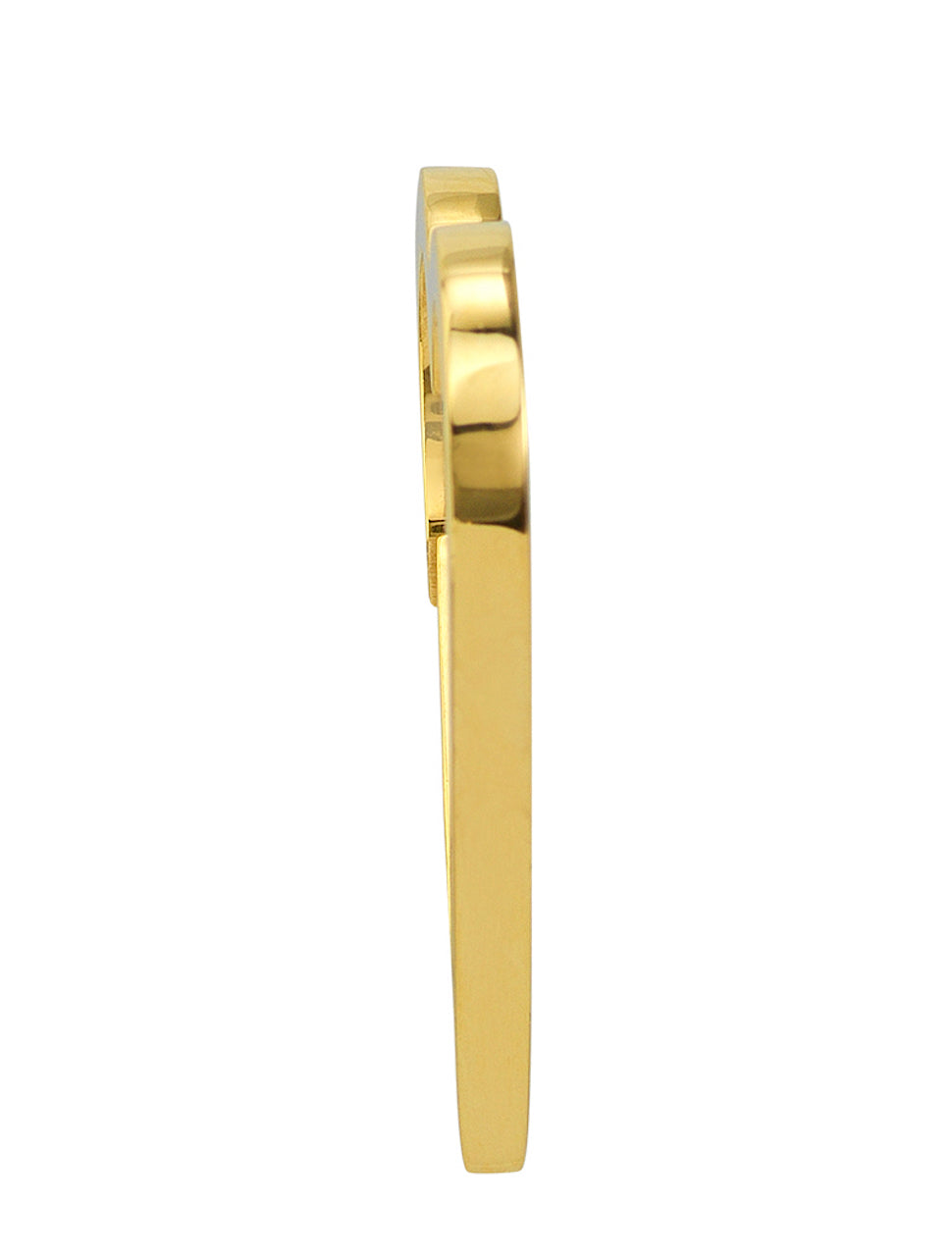 14k Yellow Gold Heart Push Clasp Lock Connector Pendant Charm Hanger Bail Enhancer