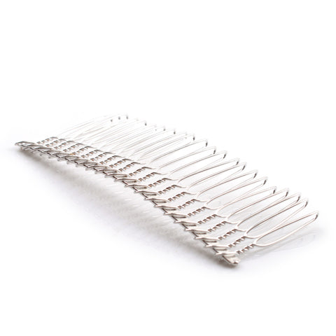 plain metal hair comb