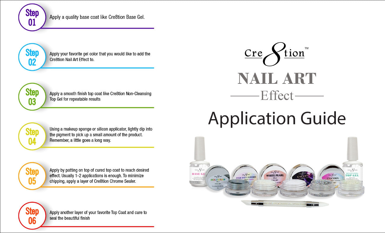 Cre8tion - Nail Art Effect - Chameleon Flakes - C13 - 0.5g – Skylark Nail  Supply