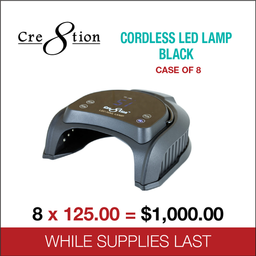 Cre8tion - Signature Professional Cordless Rechargable 48W LED/UV Lamp –  The Nail Supply Store