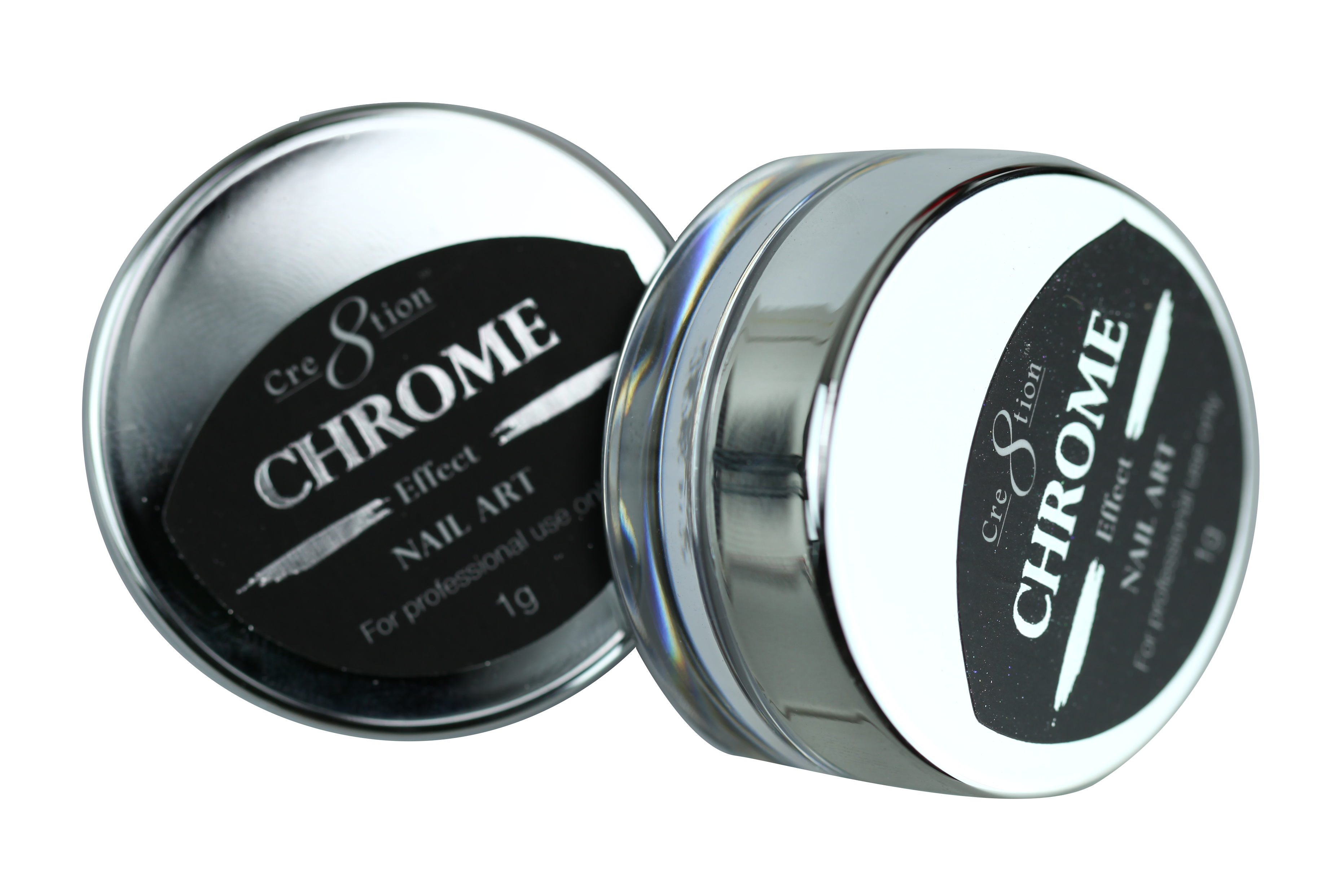 8. White Chrome Nail Color Kit - wide 1