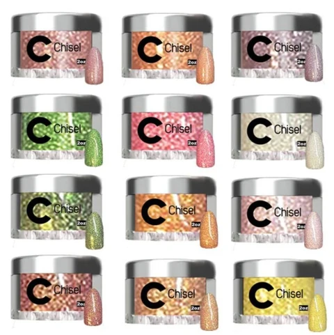 Chisel Nail Art - Dipping Powder - 2oz Ombre Princess Collection 12 Co –  Skylark Nail Supply