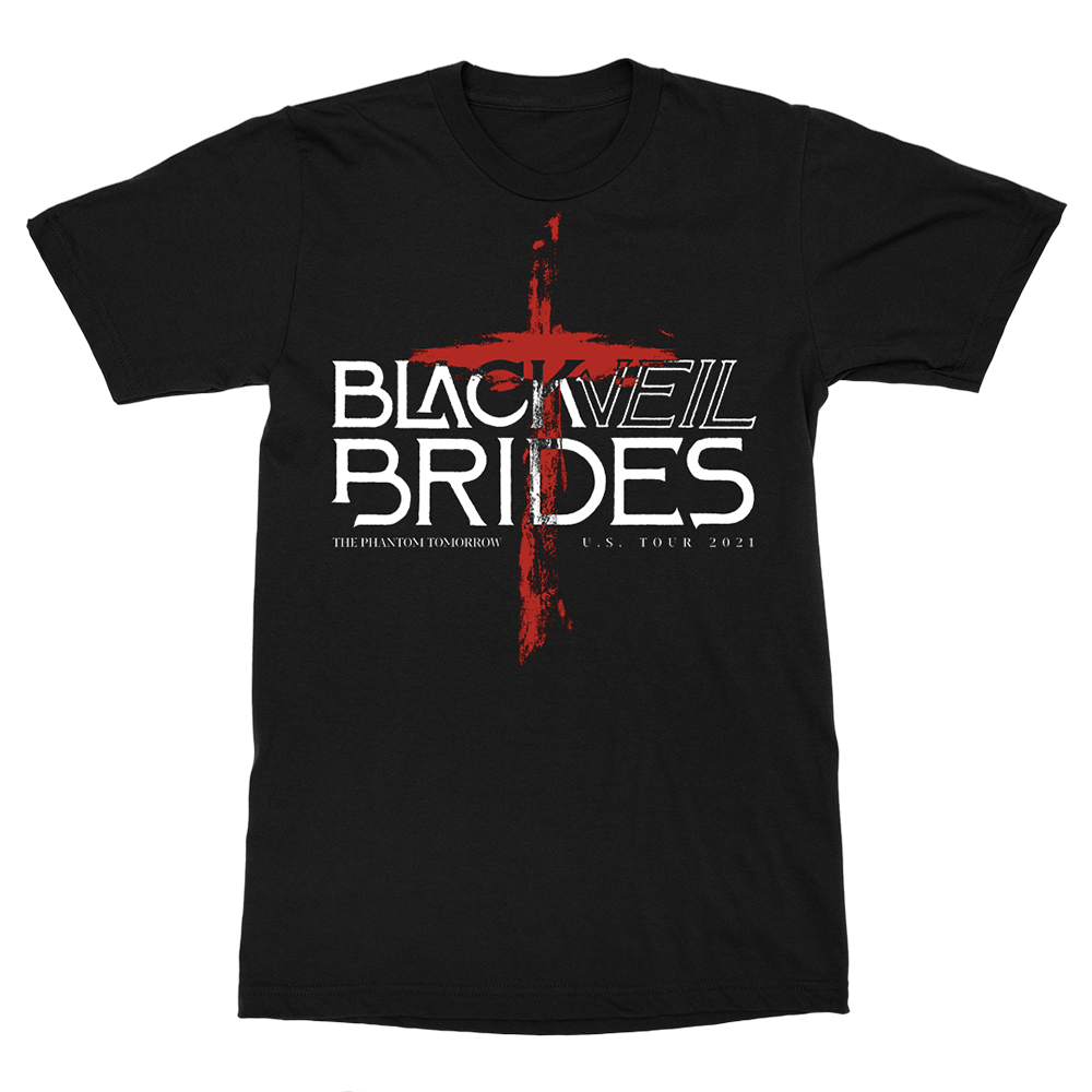 Red Cross Tour TShirt Black Veil Brides Official Store