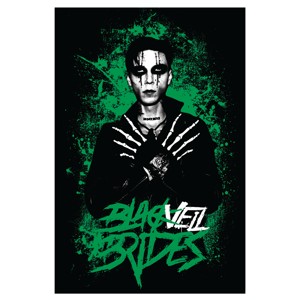 black veil brides tour poster