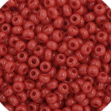 11/0 Dark Red Opaque Preciosa Seed Bead *1/2 HANK or 20g* 11/0 Preciosa Seed Beads
