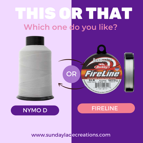 All About Beading Threads: Which is best, cheapest, strongest? Nymo, One G,  KO, Fireline, Wildfire? 