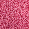 Miyuki 15/0 Seed Beads Miyuki Seed Bead 15/0 Bubblegum Pink Opaque Duracoat