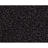 Sundaylace Creations & Bling Delica Beads Delica 11/0 RD Black  Matte (0310v)