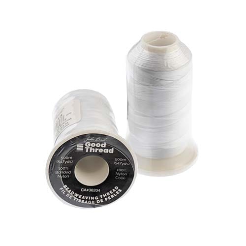 Beading Thread White Size 0 Spool - 3oz Cone 2894yds – Sundaylace