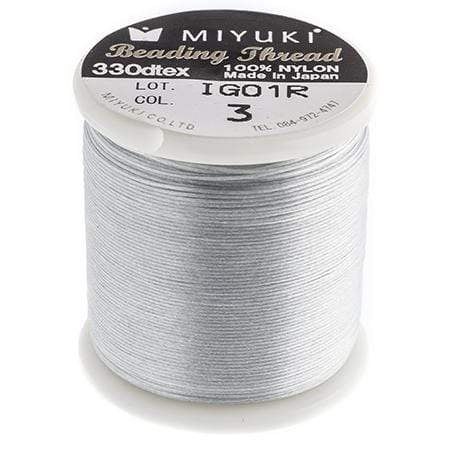 Beading Thread White/Black Size D Spool - 3oz Cone 1500yds *CANSEW Bra –  Sundaylace Creations & Bling