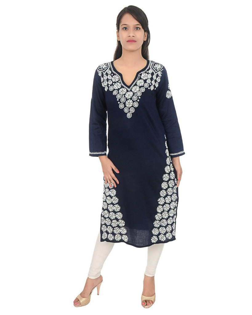 pure georgette kurtis