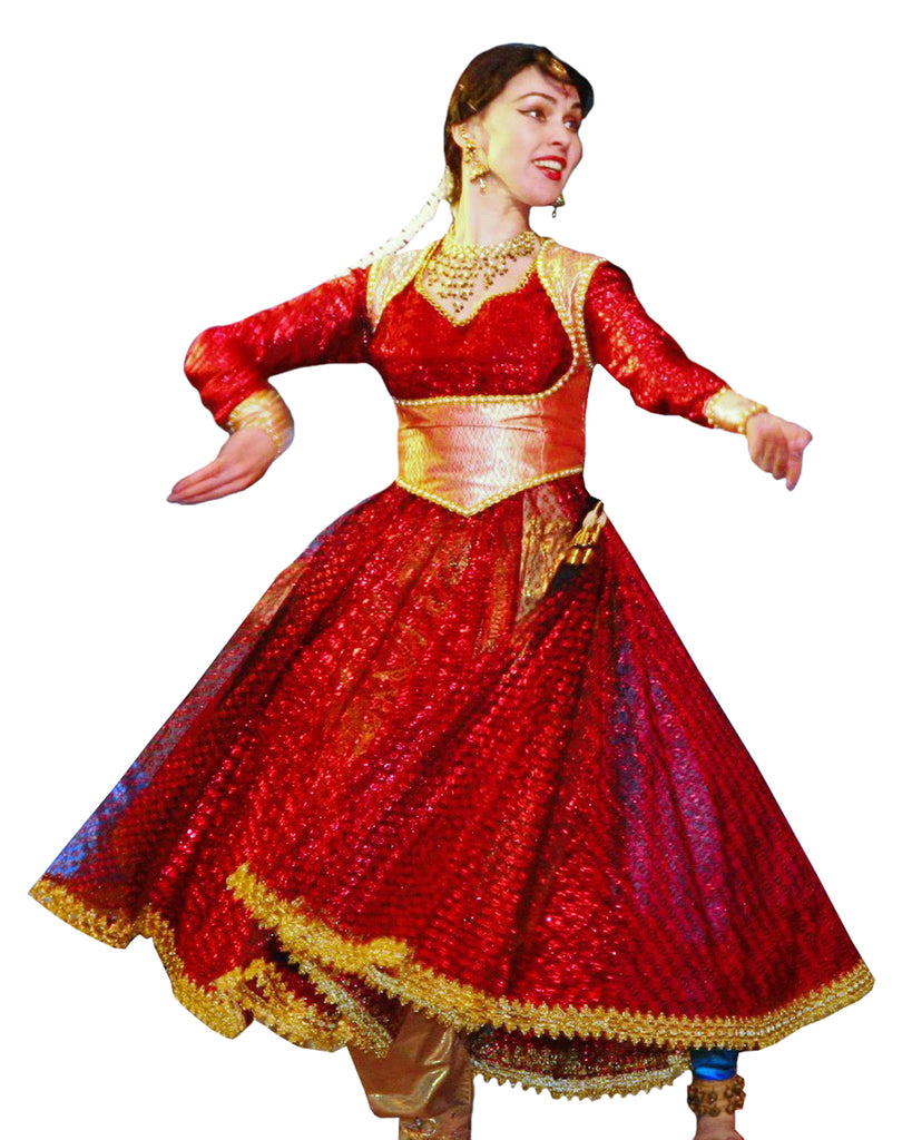 kathak frock suit