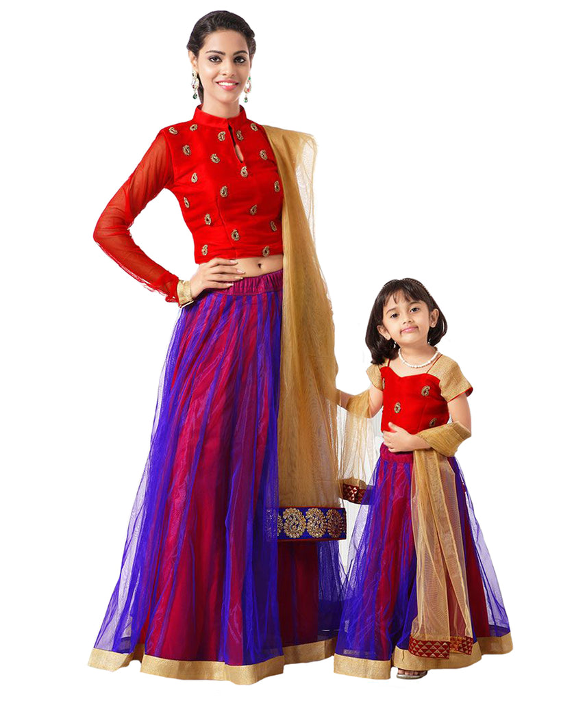 mother daughter lehenga